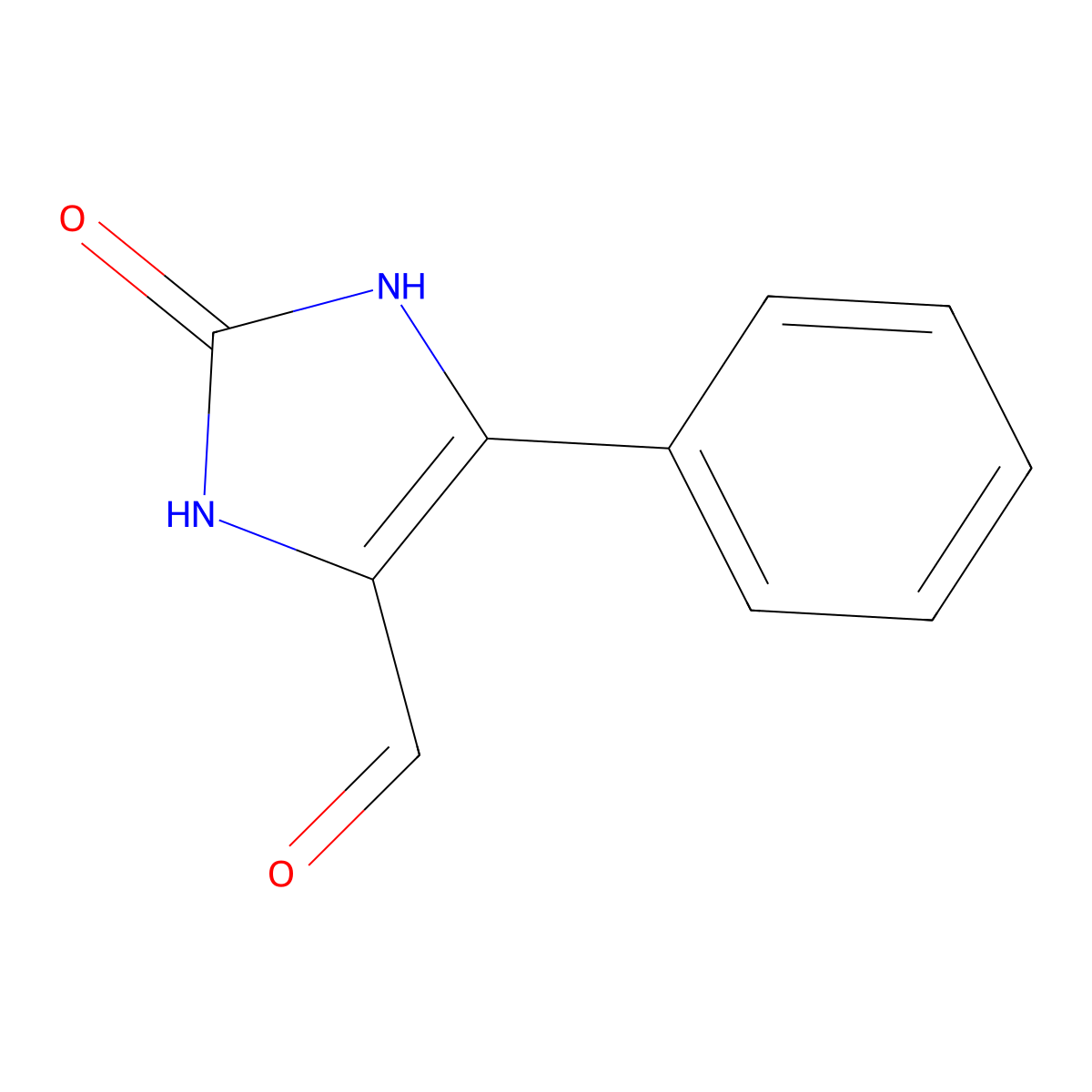 2-Oxo-5-phenyl-2,3-dihydro-1h-imidazole-4-carbaldehyde molecular structure, CAS 1820638-81-0