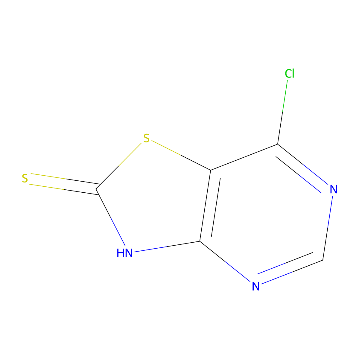 7-Chloro-[1,3]thiazolo[4,5-d]pyrimidine-2-thiol molecular structure, CAS 1820651-41-9