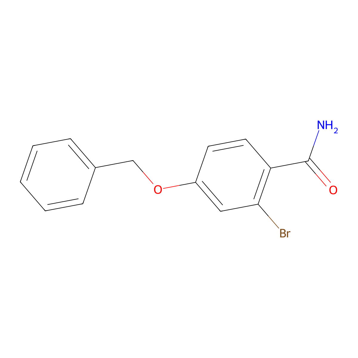 4-(Benzyloxy)-2-bromobenzamide molecular structure, CAS 1820665-08-4