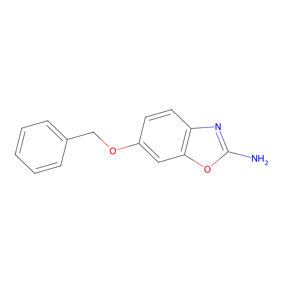 6-(Benzyloxy)-1,3-benzoxazol-2-amine molecular structure, CAS 1820683-04-2