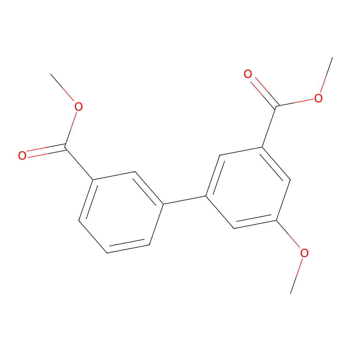 Methyl 3-methoxy-5-[3-(methoxycarbonyl)phenyl]benzoate molecular structure, CAS 1820684-36-3