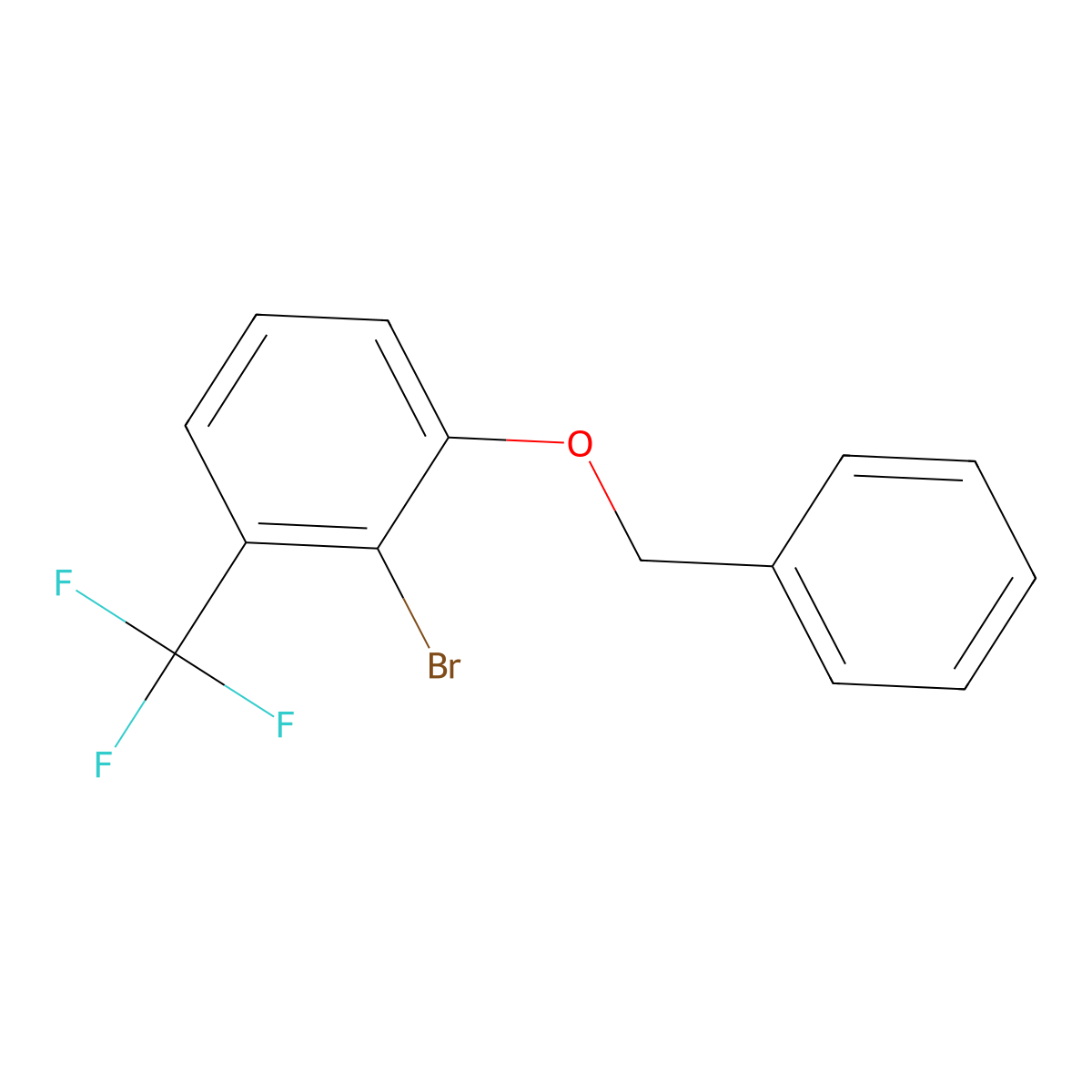1-(Benzyloxy)-2-bromo-3-(trifluoromethyl)benzene molecular structure, CAS 1820703-43-2