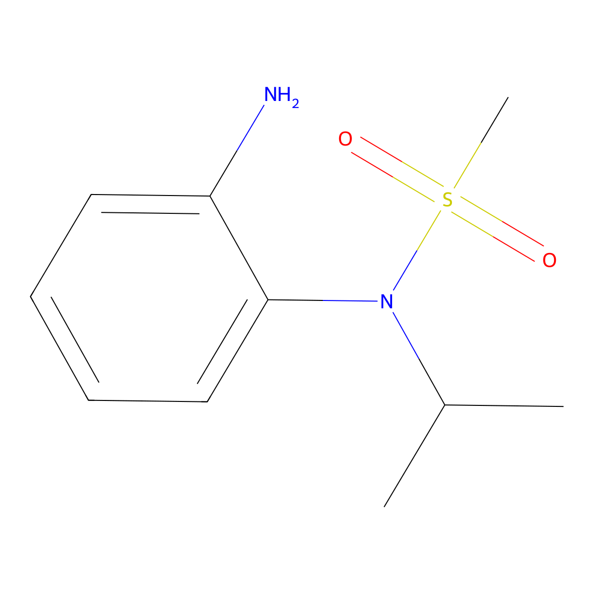 N-(2-Aminophenyl)-N-isopropylmethanesulfonamide molecular structure, CAS 1820704-02-6