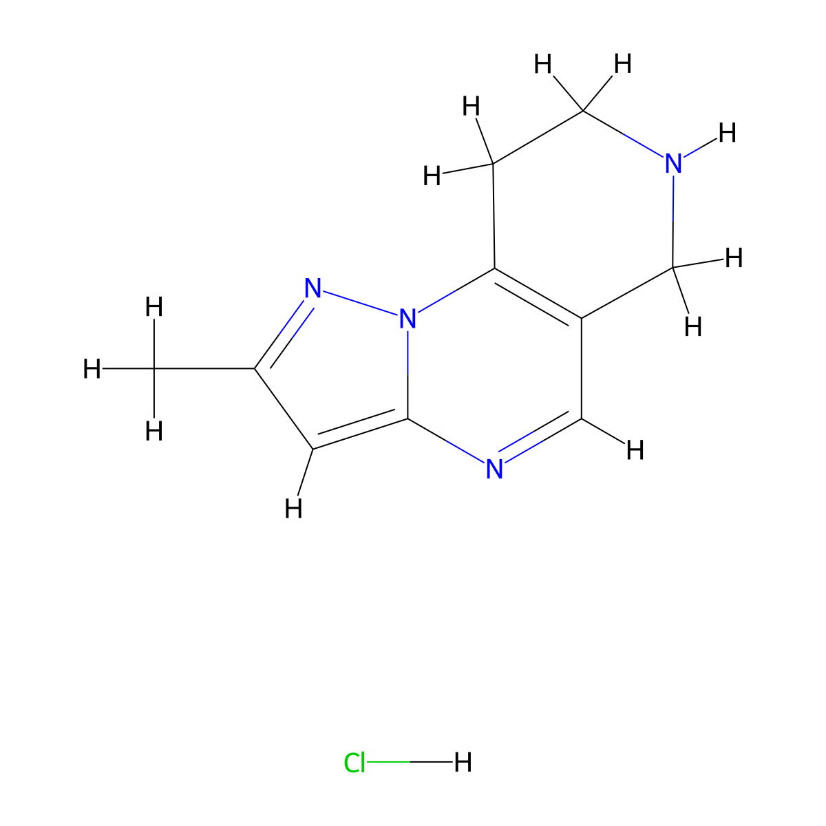 4-Methyl-2,3,7,11-tetraazatricyclo[7.4.0.0^{2,6}]trideca-1(9),3,5,7-tetraene hydrochloride molecular structure, CAS 1820707-15-0