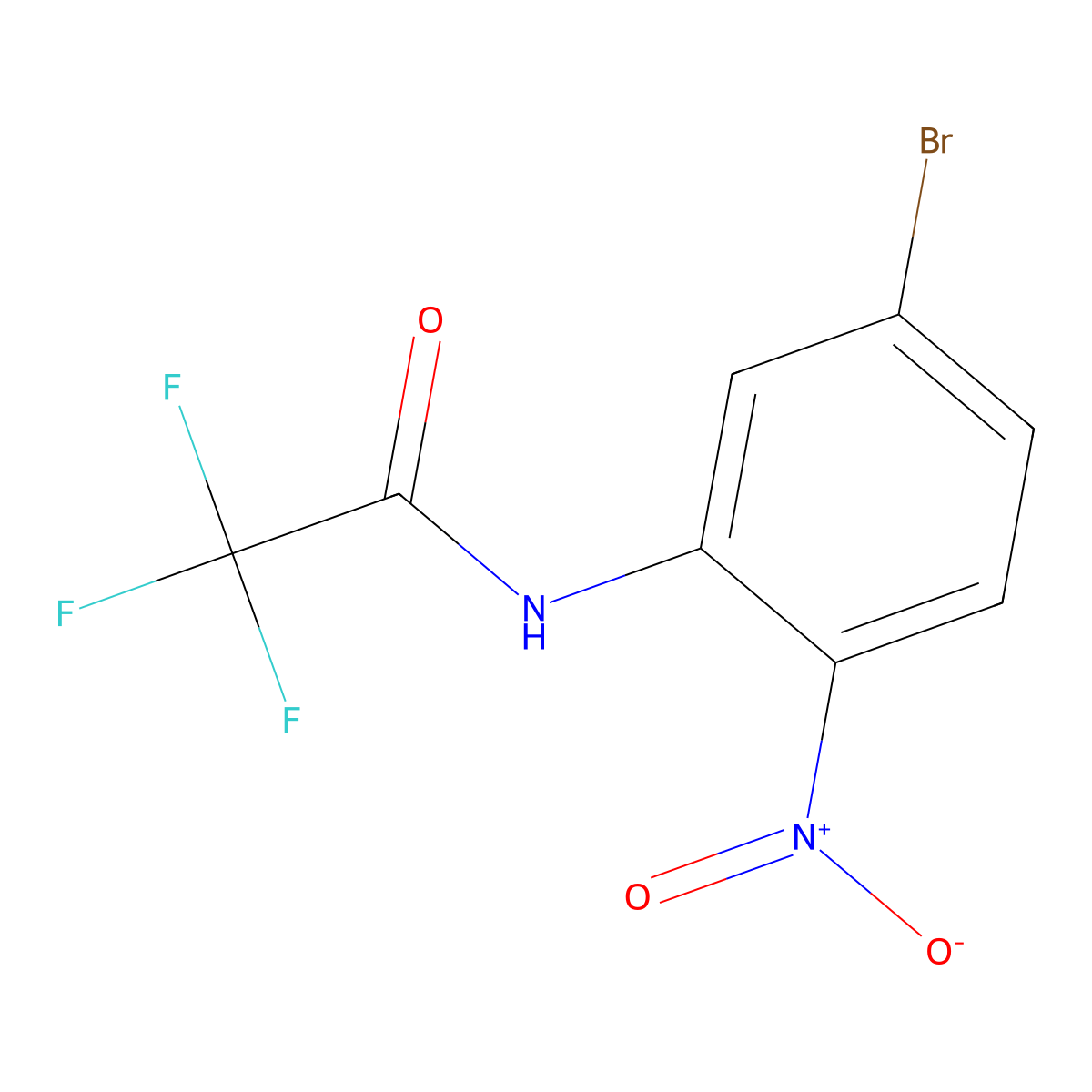 N-(5-Bromo-2-nitrophenyl)-2,2,2-trifluoroacetamide molecular structure, CAS 1820711-51-0
