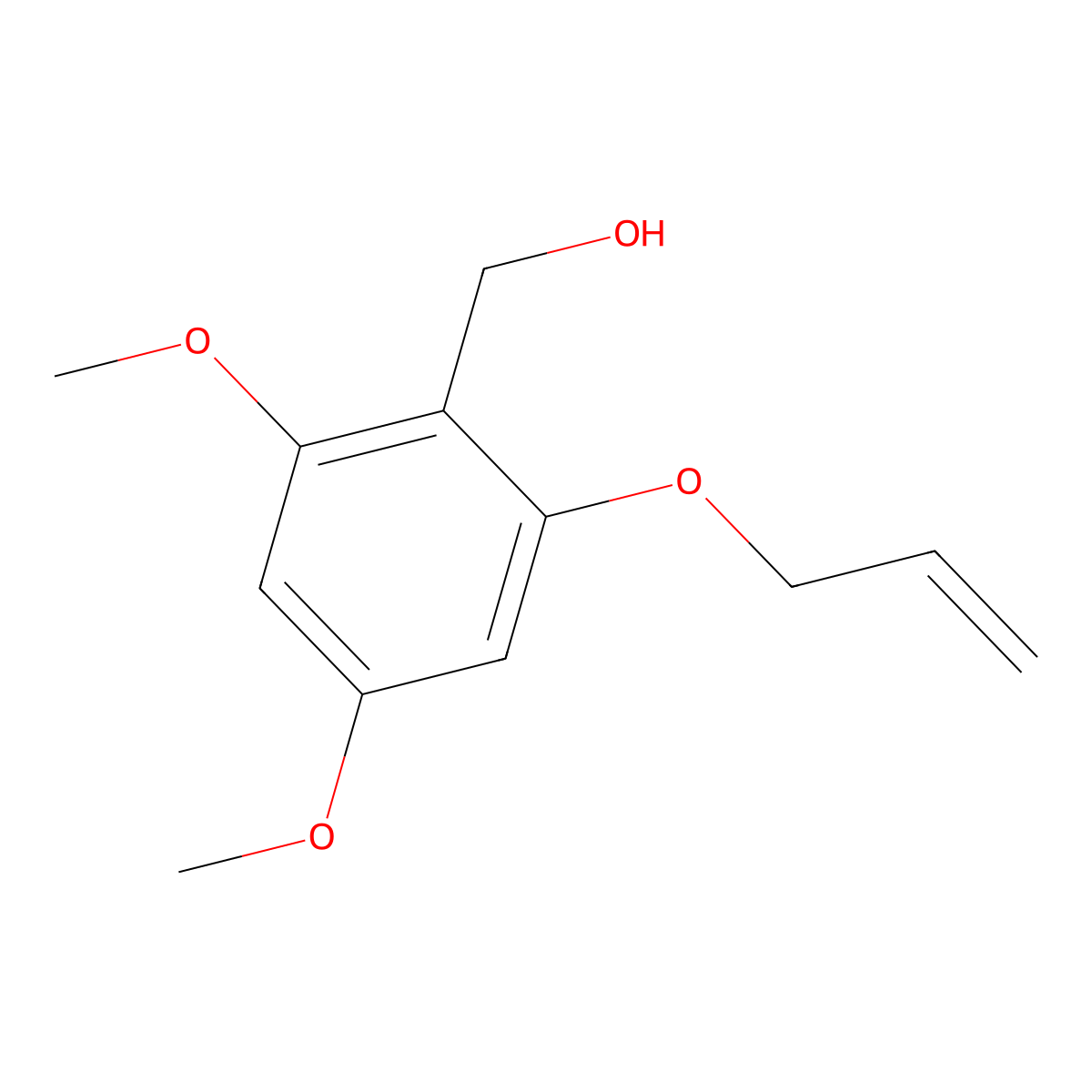 2-(Allyloxy)-4,6-dimethoxybenzyl Alcohol molecular structure, CAS 1820712-30-8