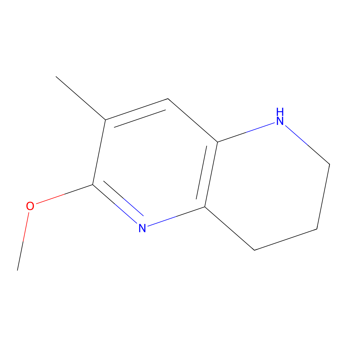 6-Methoxy-7-methyl-1,2,3,4-tetrahydro-1,5-naphthyridine molecular structure, CAS 1820716-83-3