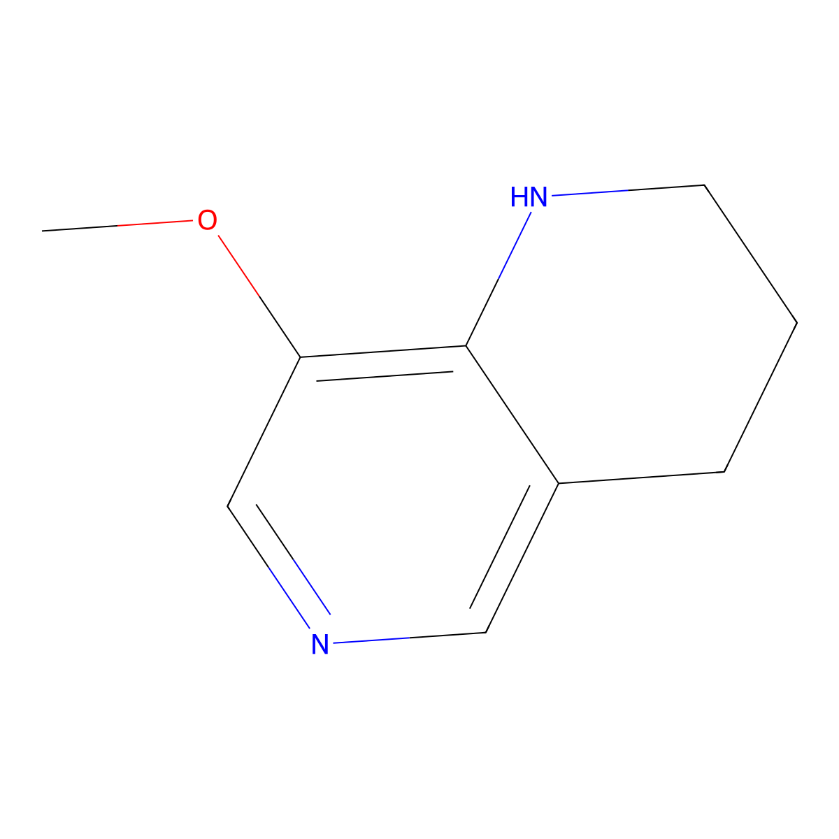 8-Methoxy-1,2,3,4-tetrahydro-1,6-naphthyridine molecular structure, CAS 1820735-63-4