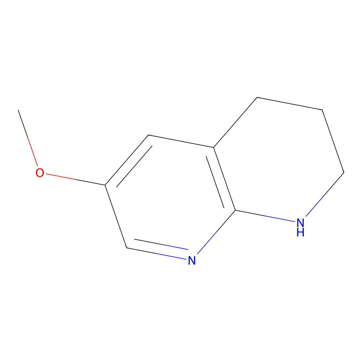 6-Methoxy-1,2,3,4-tetrahydro-1,8-naphthyridine molecular structure, CAS 1820735-64-5