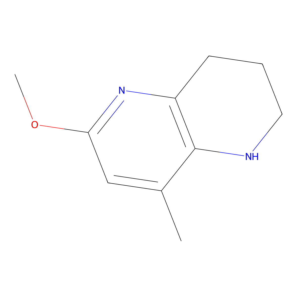 6-Methoxy-8-methyl-1,2,3,4-tetrahydro-1,5-naphthyridine molecular structure, CAS 1820735-68-9