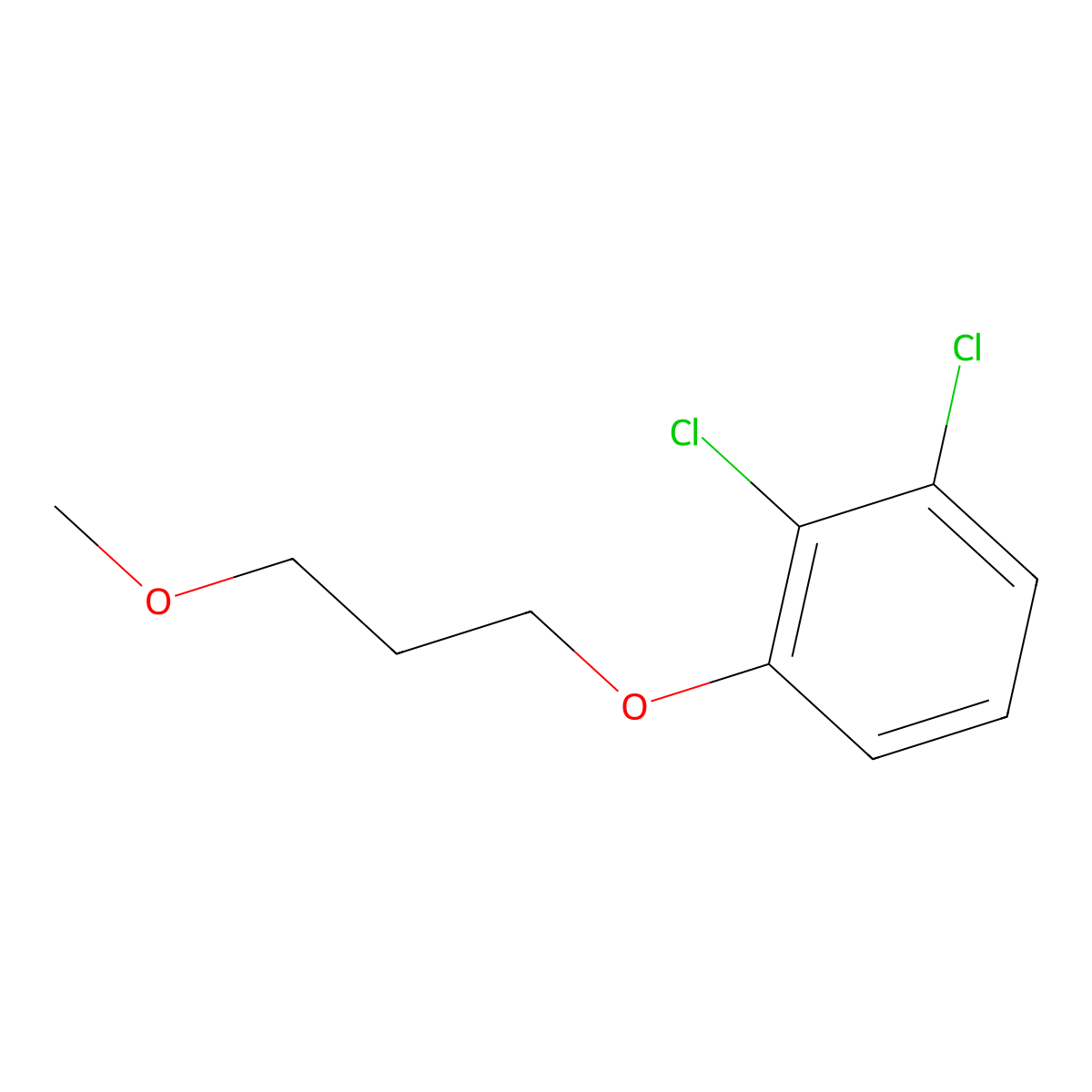 1,2-Dichloro-3-(3-methoxypropoxy)benzene molecular structure, CAS 1820735-79-2