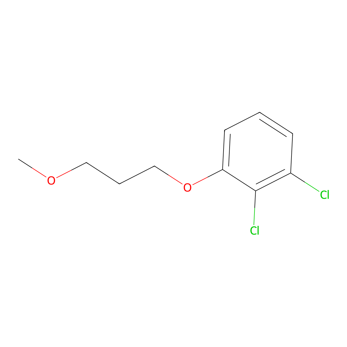 1,2-Dichloro-3-(3-methoxypropoxy)benzene molecular structure, CAS 1820735-79-2