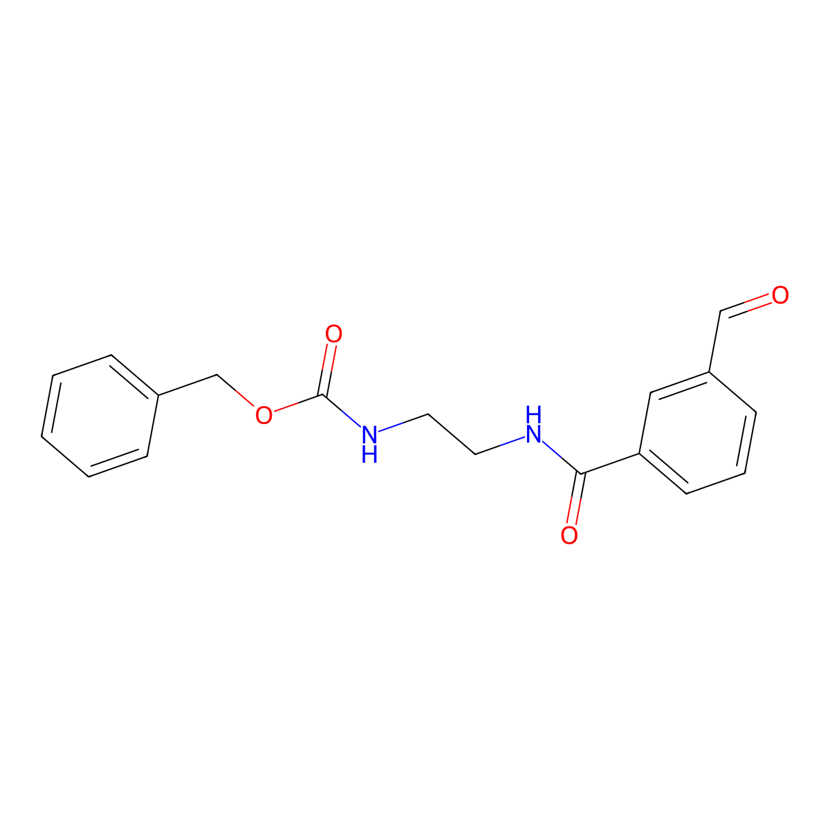[2-(3-Formyl-benzoylamino)-ethyl]-carbamic acid benzyl ester molecular structure, CAS 1820747-13-4