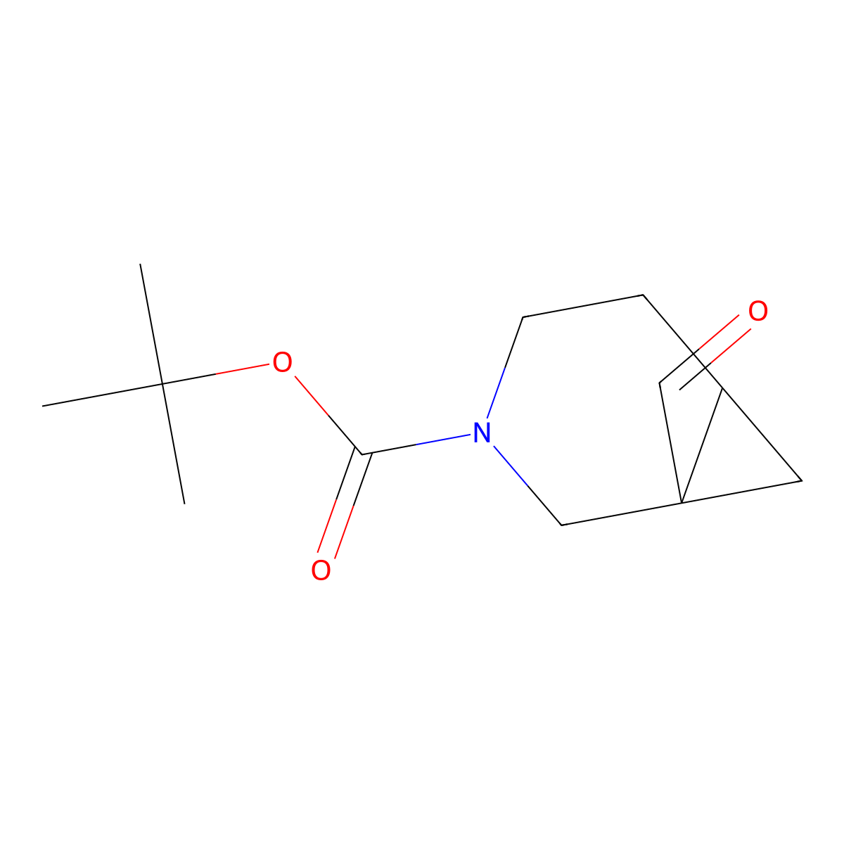 tert-Butyl 1-formyl-3-azabicyclo[4.1.0]heptane-3-carboxylate molecular structure, CAS 1820752-39-3