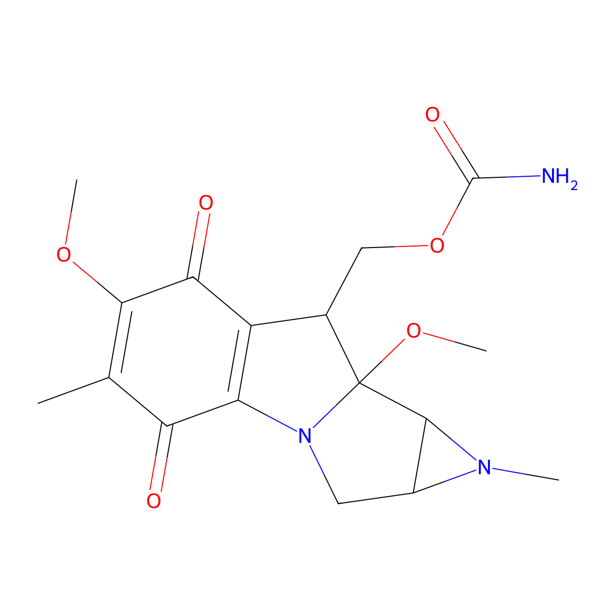 Mitomycin F molecular structure, CAS 18209-14-8