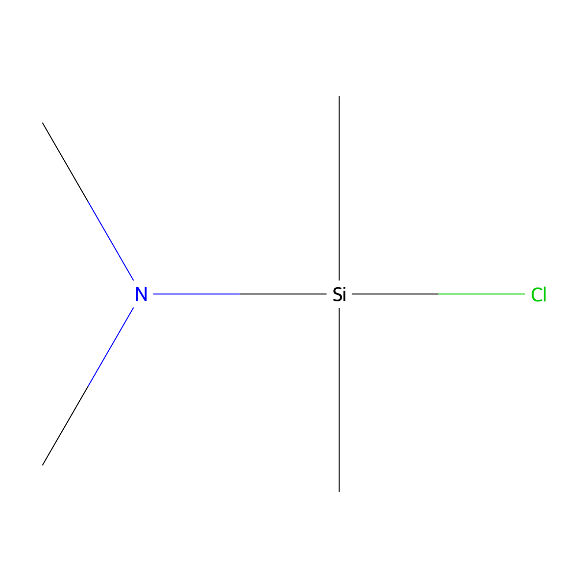 Silanamine, 1-chloro-N,N,1,1-tetramethyl- molecular structure, CAS 18209-60-4