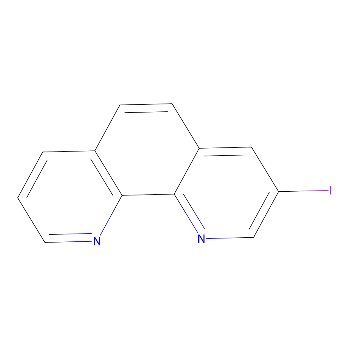 3-iodo-1,10-Phenanthroline molecular structure, CAS 1821123-02-7