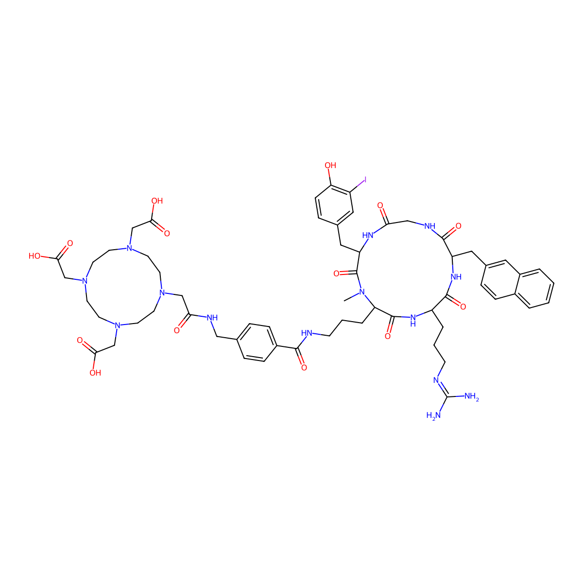 Anditixafortide molecular structure, CAS 1821136-83-7