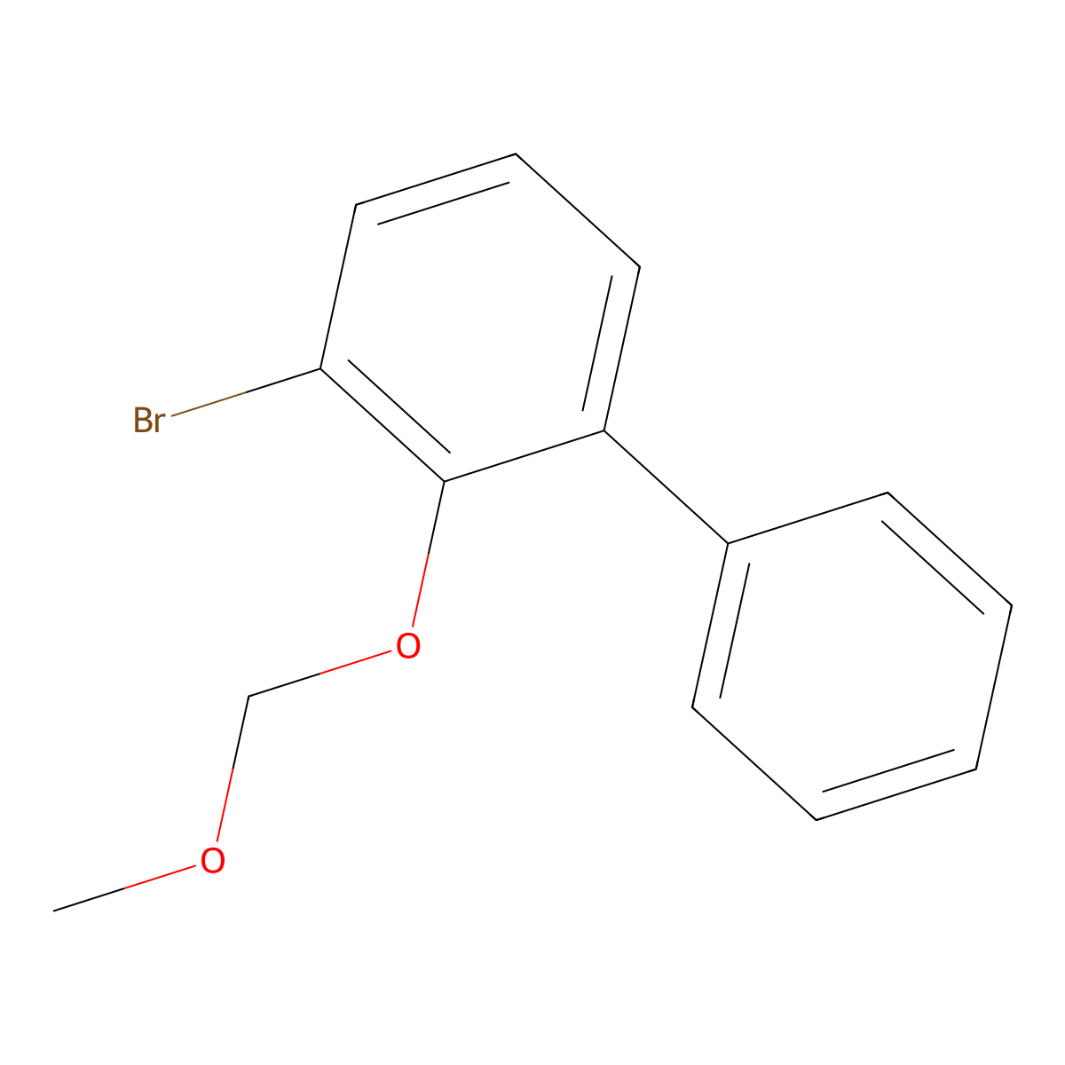 3-Bromo-2-(methoxymethoxy)-1,1'-biphenyl molecular structure, CAS 1821305-23-0