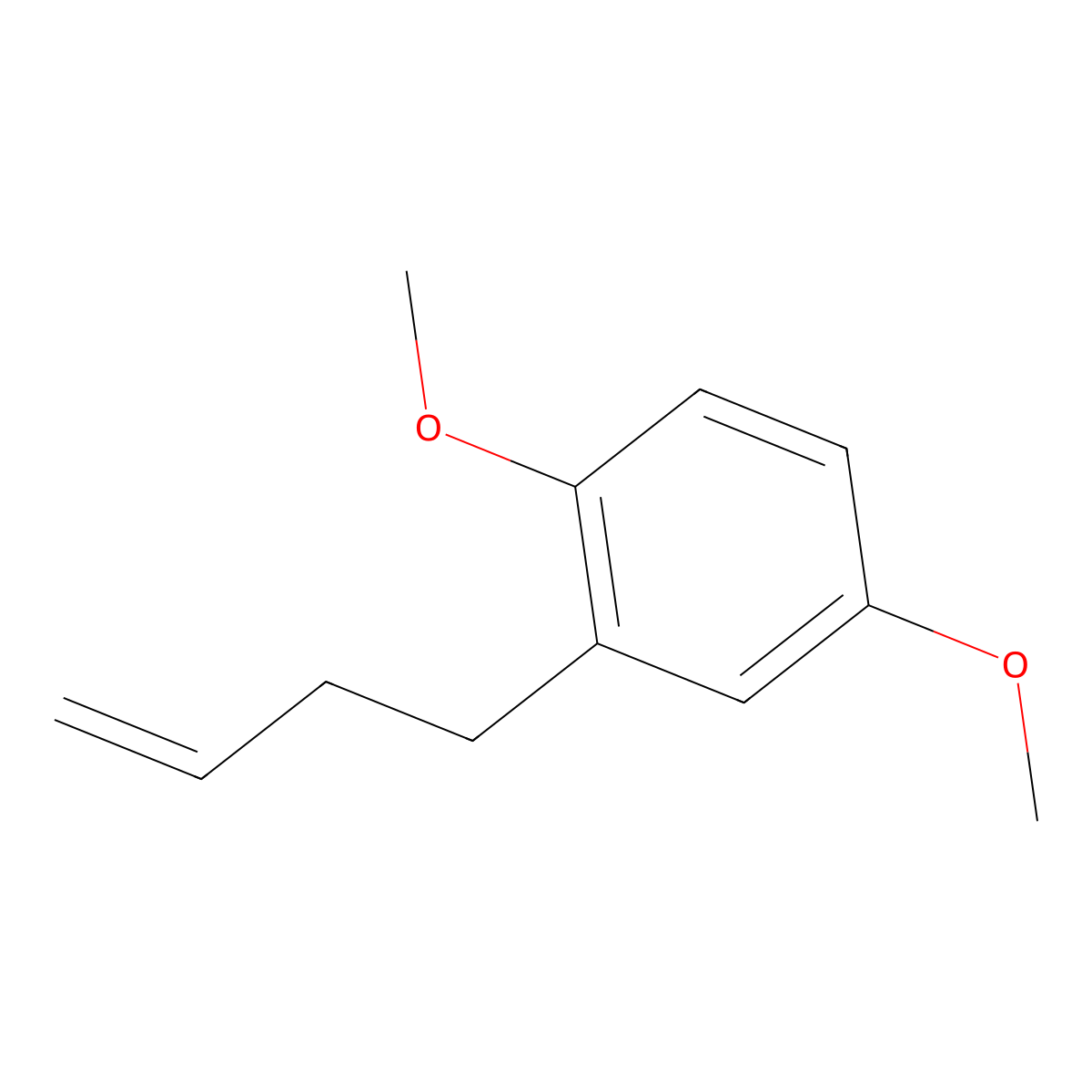 4-(2,5-Dimethoxyphenyl)-1-butene molecular structure, CAS 182132-30-5