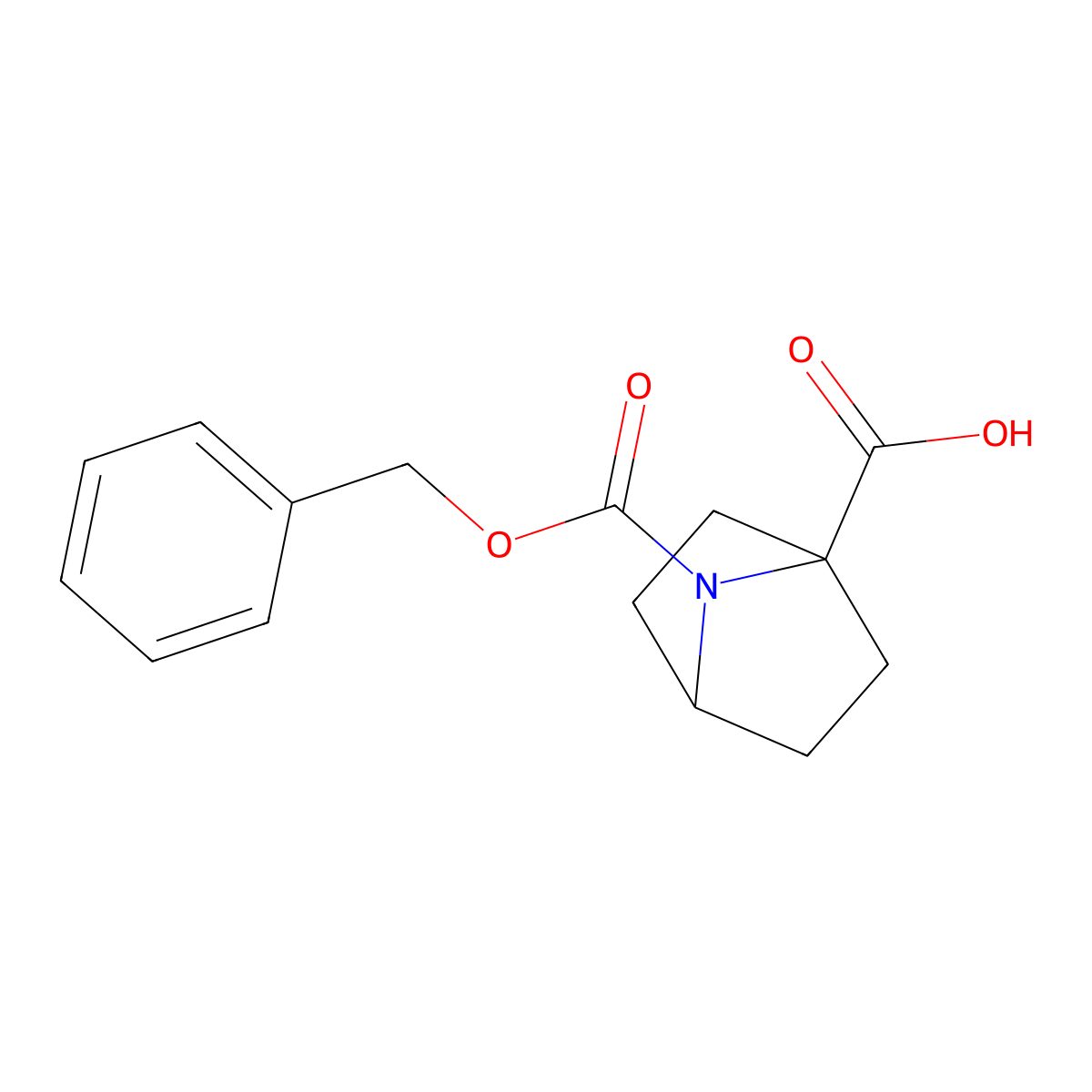 7-[(Benzyloxy)carbonyl]-7-azabicyclo[2.2.1]heptane-1-carboxylic acid molecular structure, CAS 182137-60-6