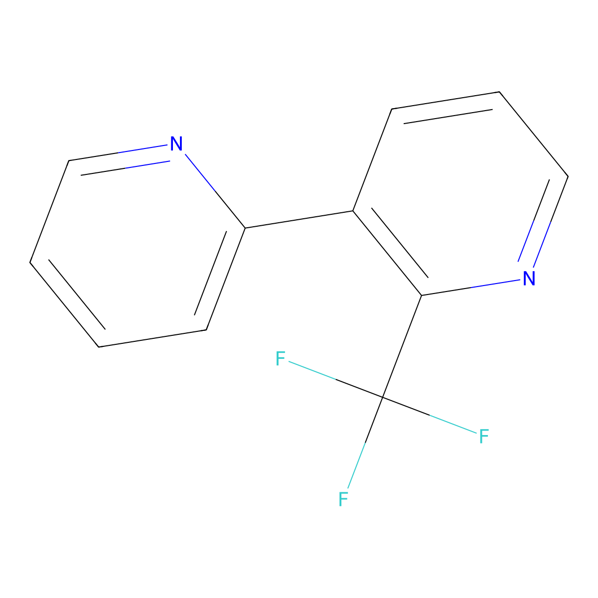 2'-(Trifluoromethyl)-2,3'-bipyridine molecular structure, CAS 1821380-13-5