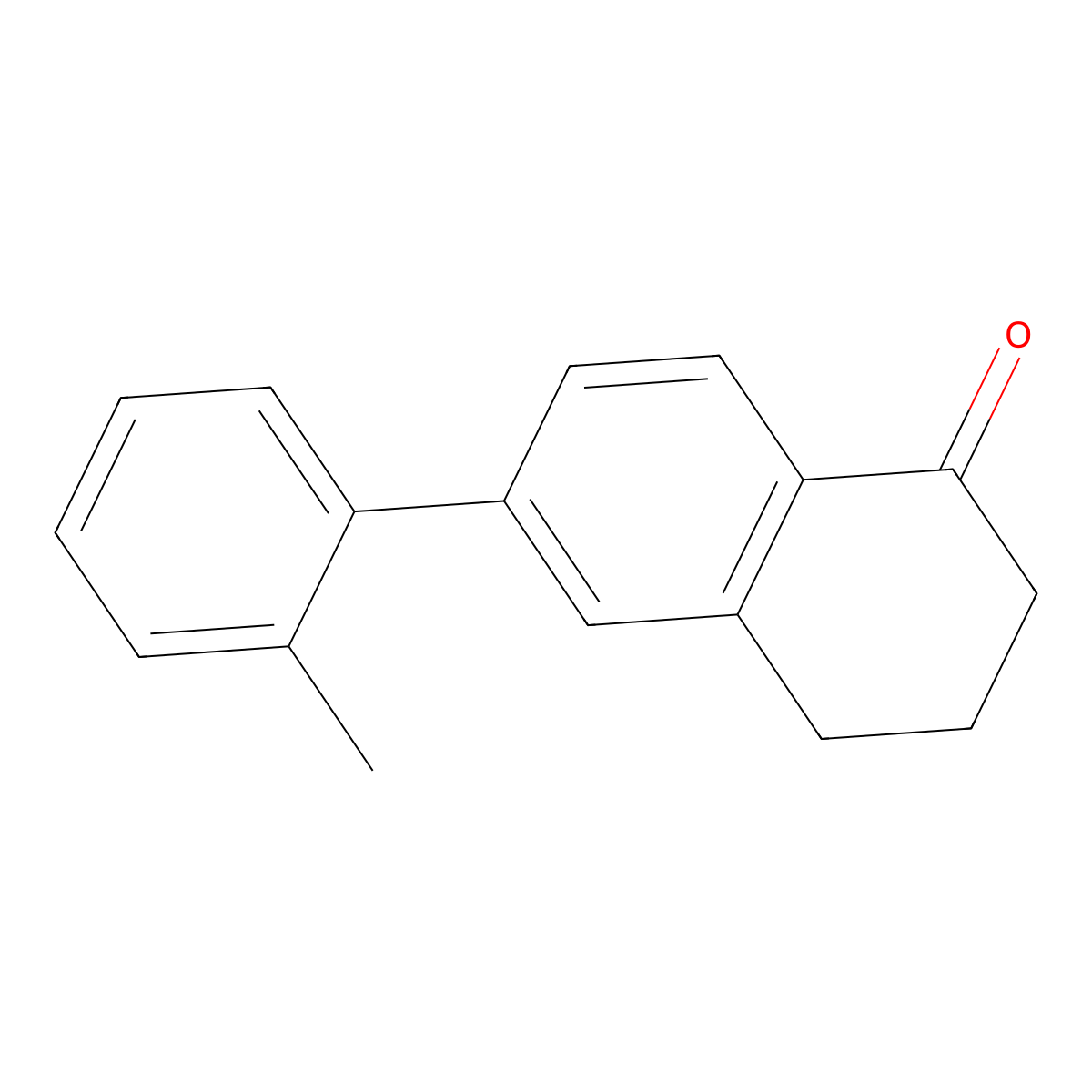 6-(o-Tolyl)-3,4-dihydronaphthalen-1(2H)-one molecular structure, CAS 1821662-80-9