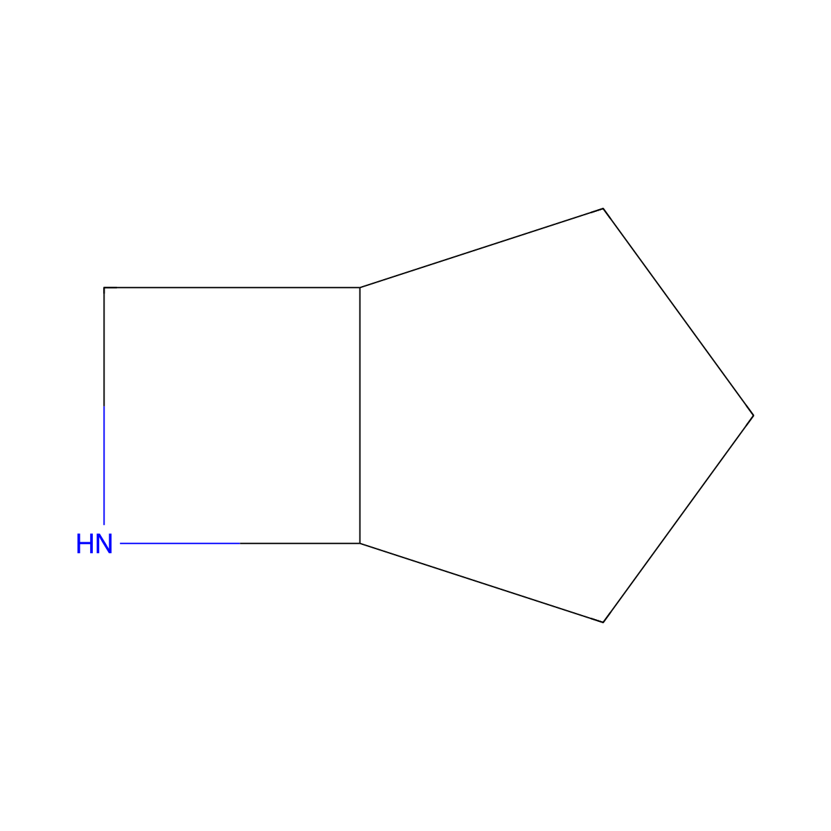 rac-(1S,5S)-6-azabicyclo[3.2.0]heptane molecular structure, CAS 1821759-34-5