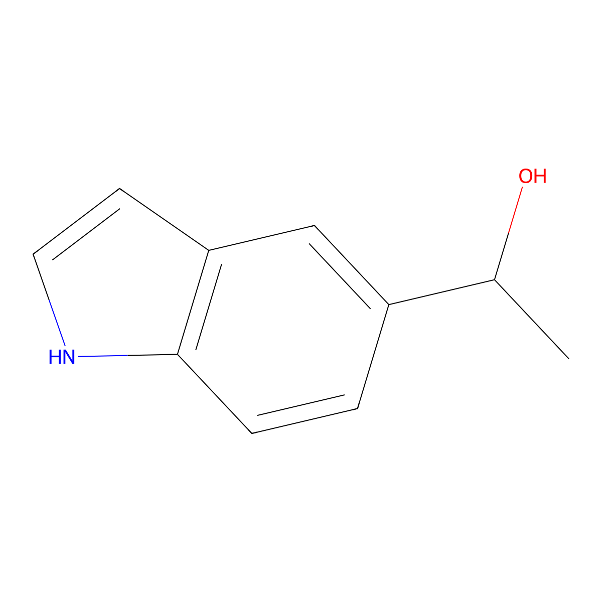 (S)-1-(1h-Indol-5-yl)ethan-1-ol molecular structure, CAS 1821772-19-3