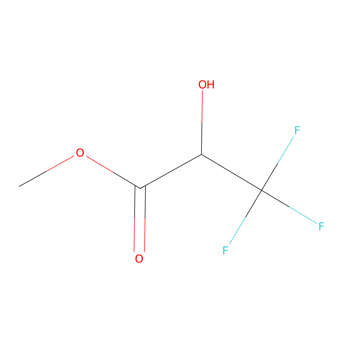 methyl (2R)-3,3,3-trifluoro-2-hydroxypropanoate molecular structure, CAS 1821780-47-5