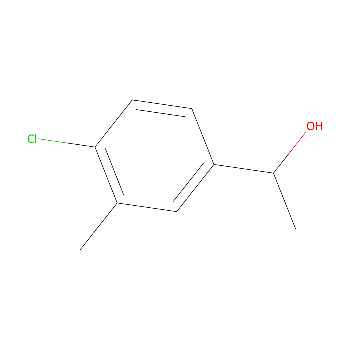 (1S)-1-(4-chloro-3-methylphenyl)ethan-1-ol molecular structure, CAS 1821781-41-2