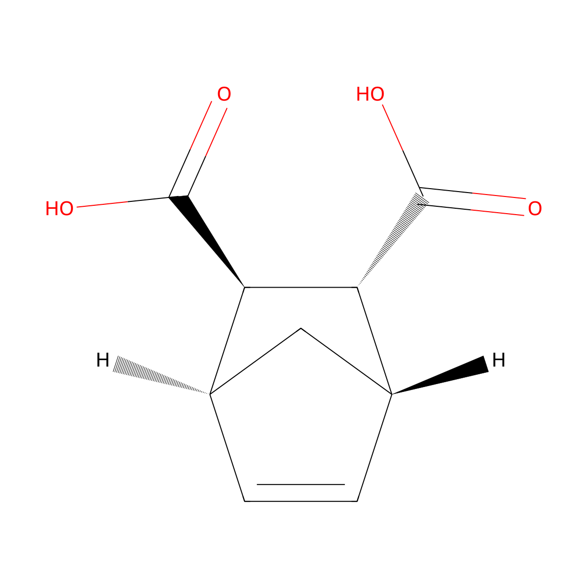 cis-5-Norbornene-endo-2,3-dicarboxylic Acid molecular structure, CAS 1821803-53-5