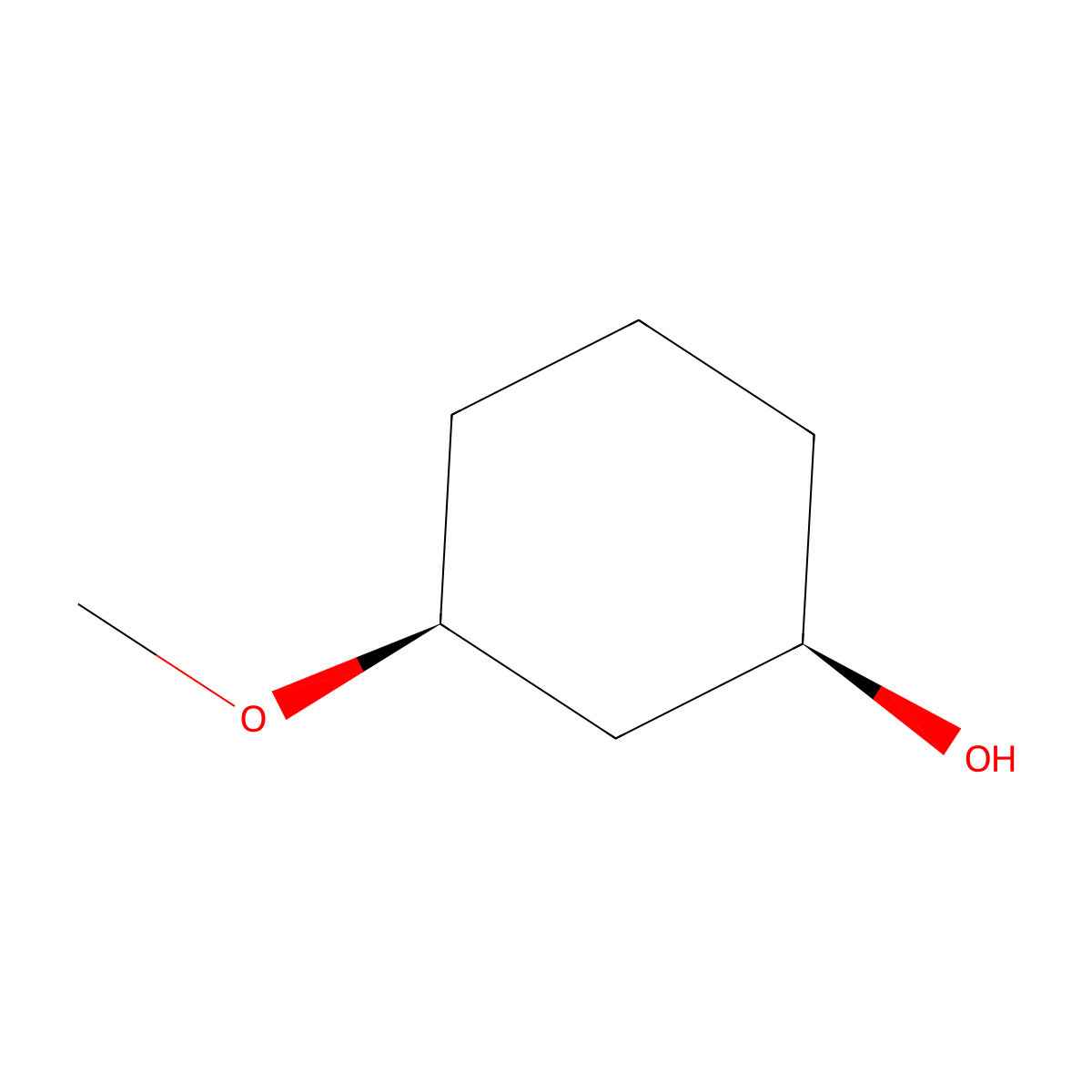 (1R,3S)-3-Methoxycyclohexan-1-ol molecular structure, CAS 1821824-15-0