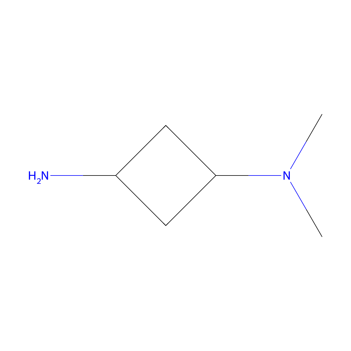 N1,N1-dimethylcyclobutane-1,3-diamine molecular structure, CAS 1821832-50-1