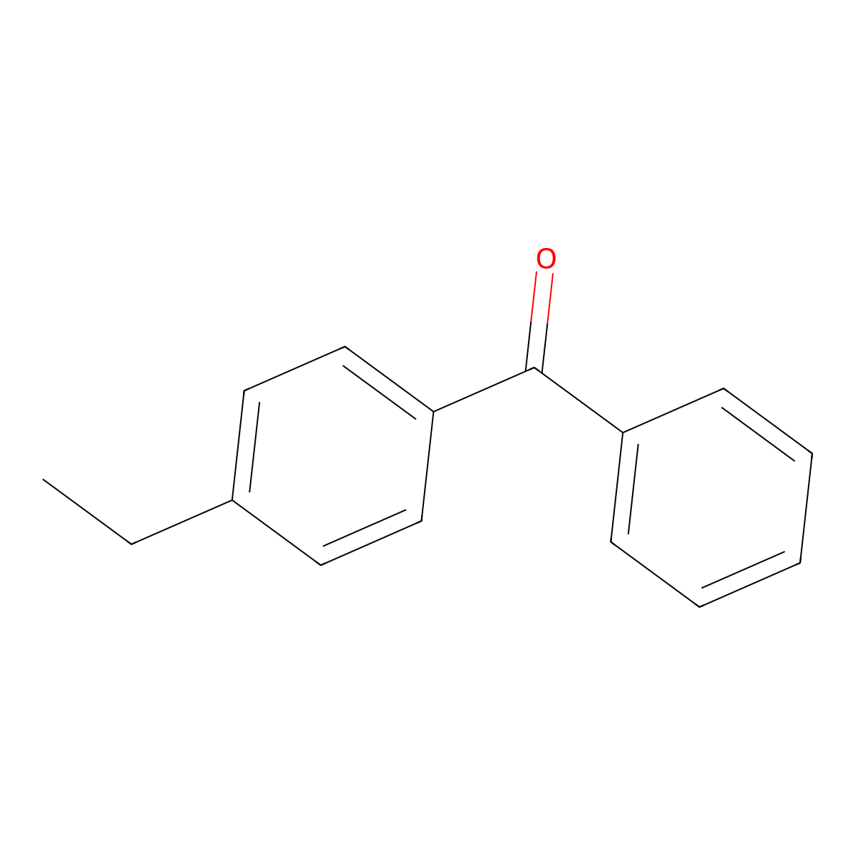 4-Ethylbenzophenone molecular structure, CAS 18220-90-1