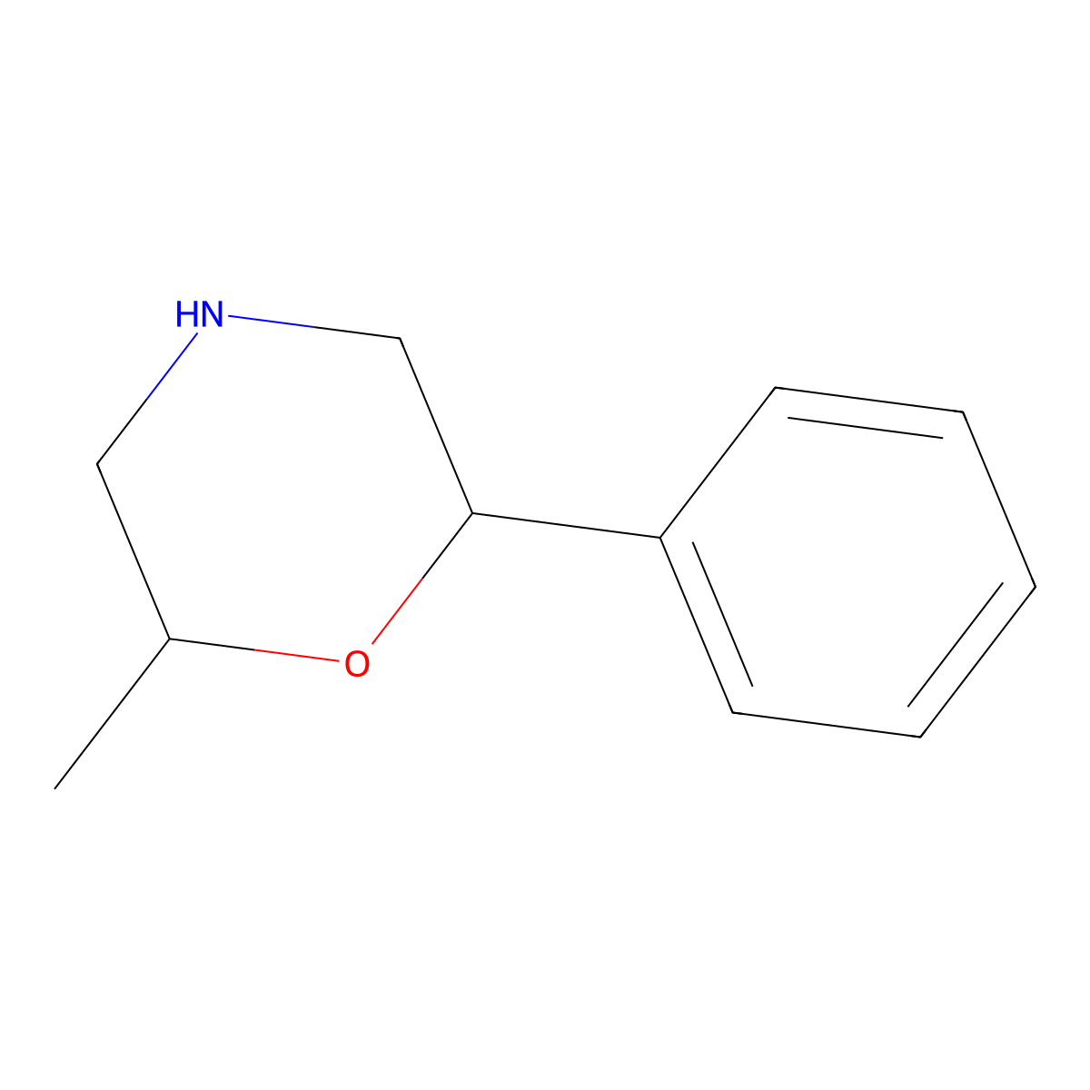 (2S)-2-methyl-6-phenylmorpholine molecular structure, CAS 1822297-53-9