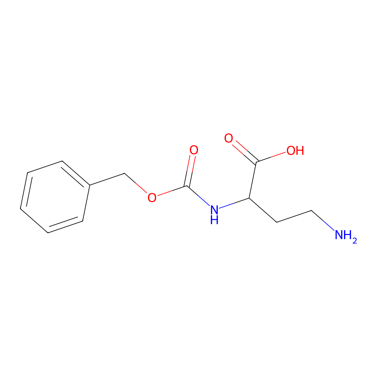 4-Amino-2-(benzyloxycarbonylamino)butanoic acid molecular structure, CAS 1822351-42-7