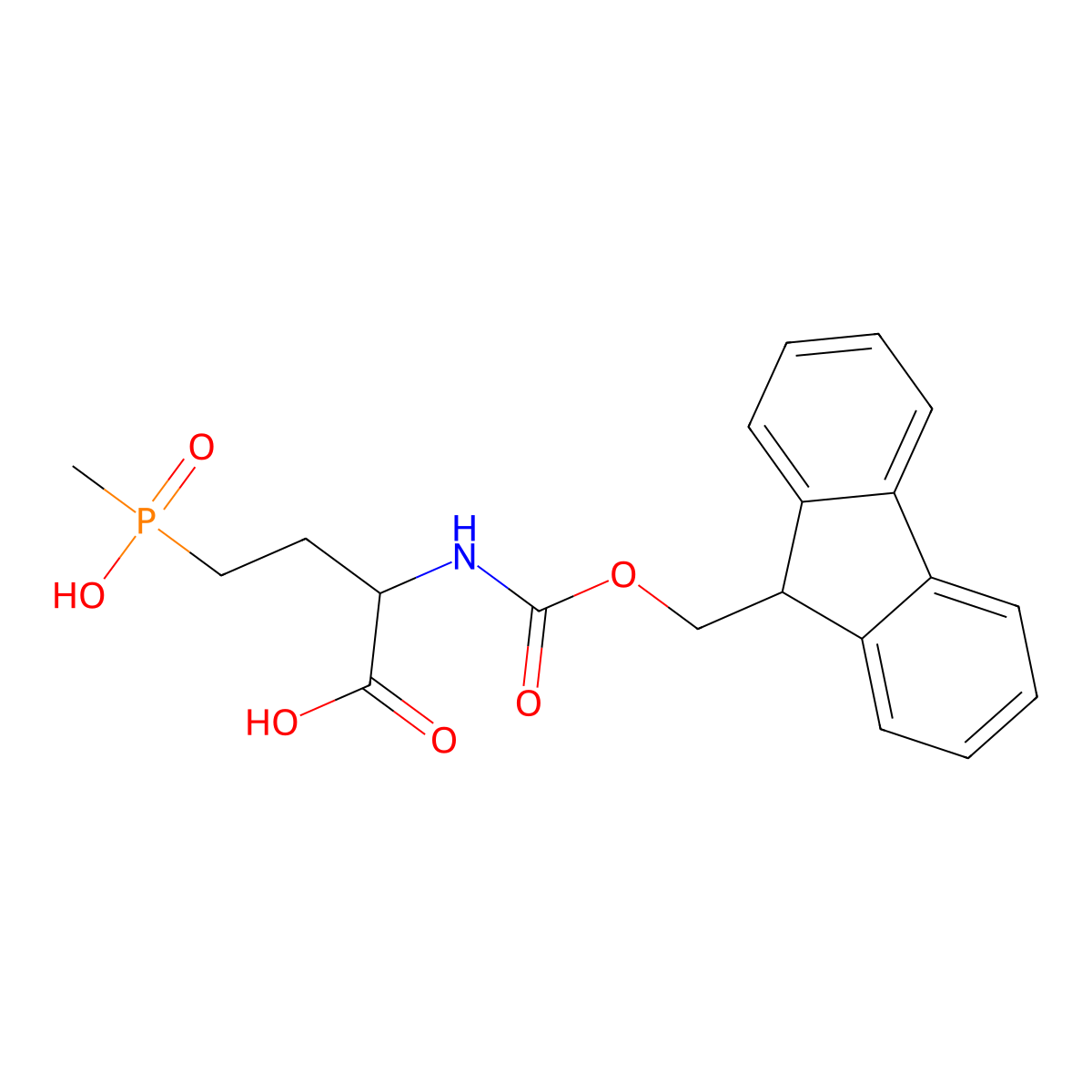 Glufosinate-FMOC molecular structure, CAS 1822429-60-6
