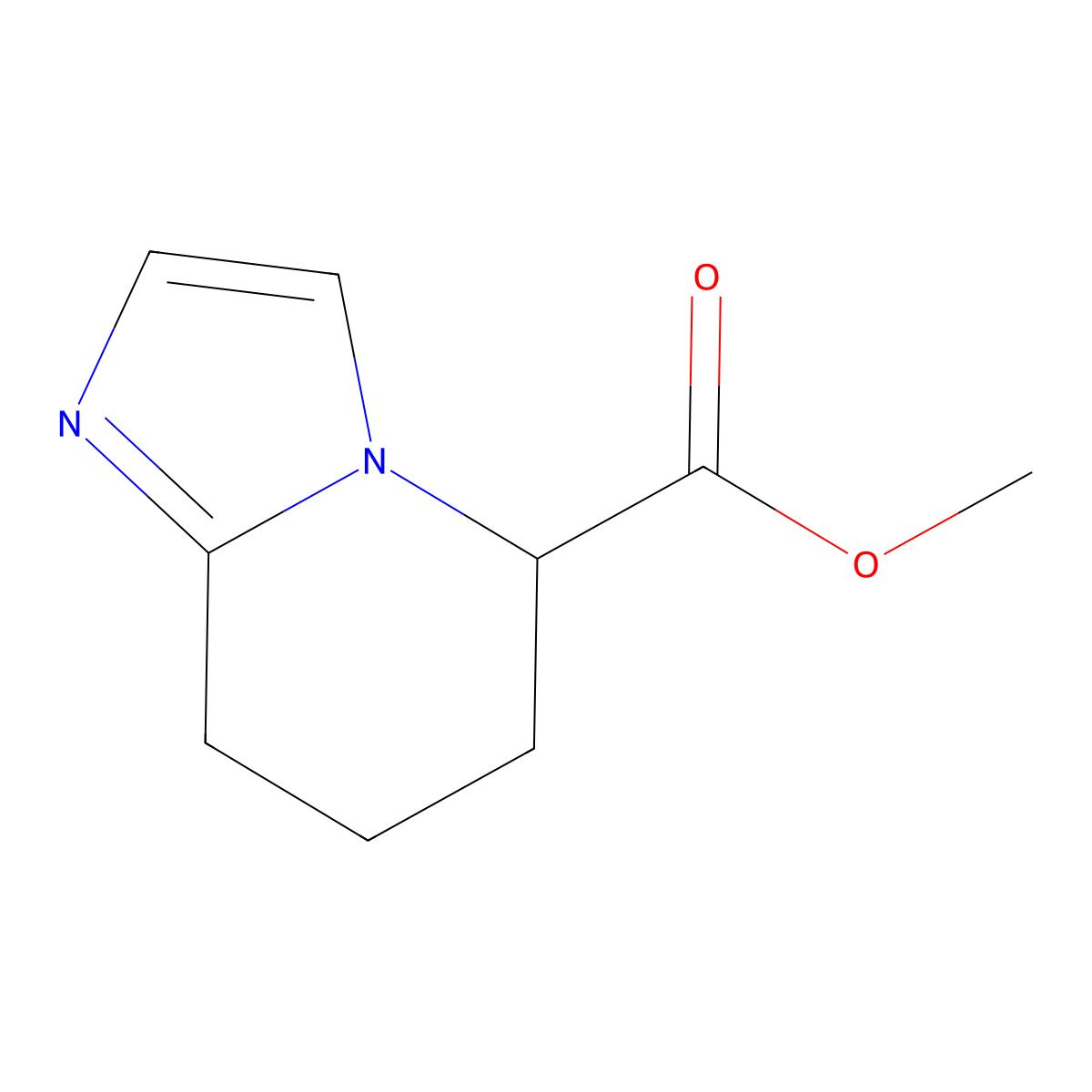Methyl 5,6,7,8-tetrahydroimidazo[1,2-a]pyridine-5-carboxylate molecular structure, CAS 1822439-70-2