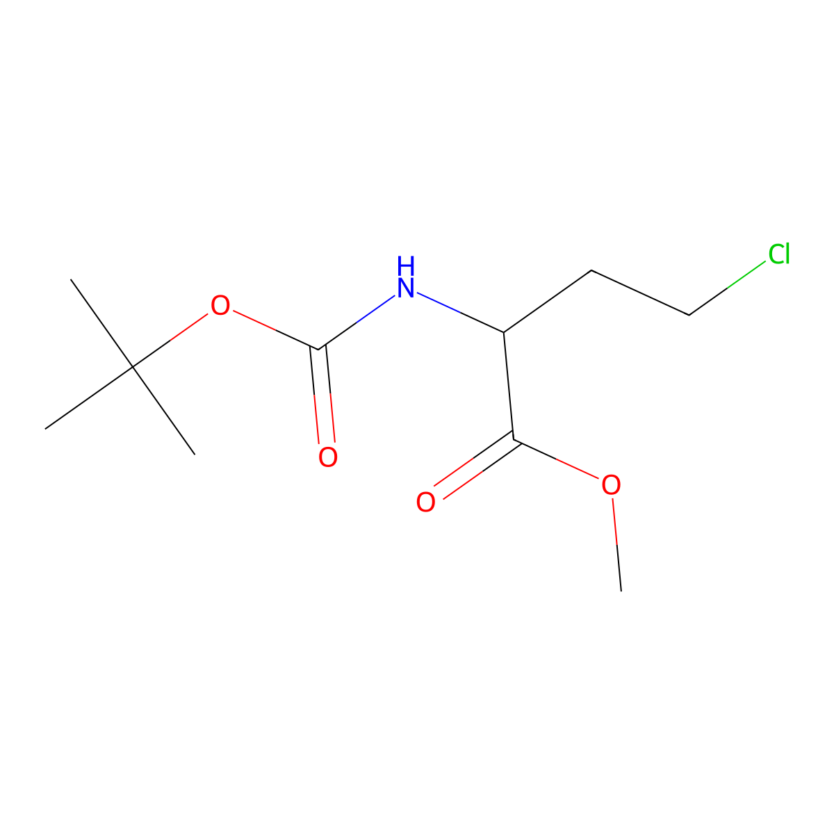 (s)-Boc-r-chloro-abu-ome molecular structure, CAS 1822466-90-9
