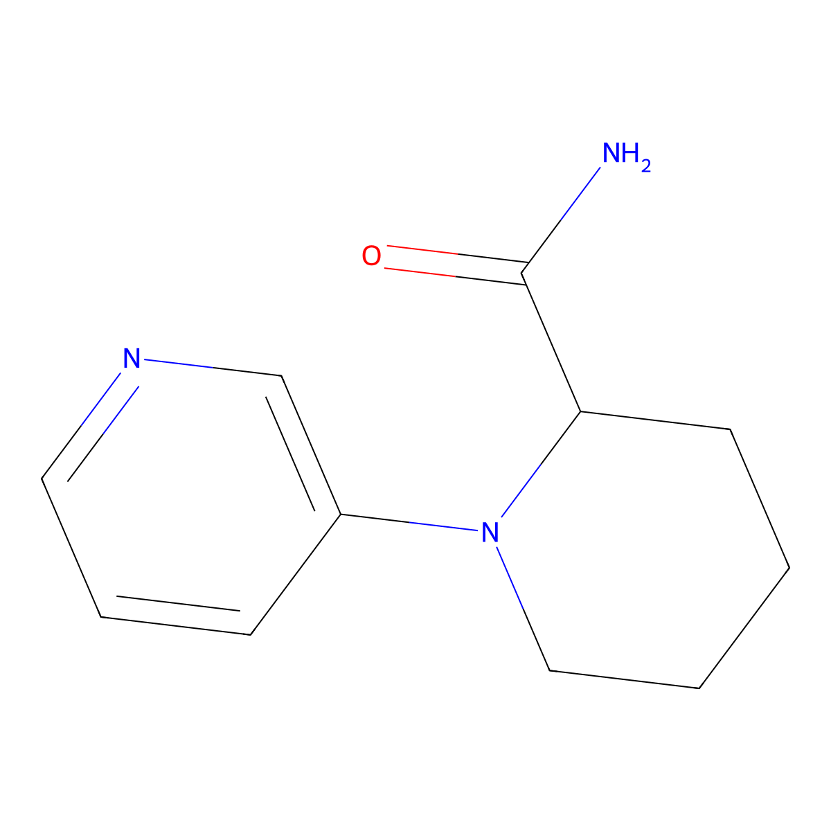 1-(Pyridin-3-yl)piperidine-2-carboxamide molecular structure, CAS 1822508-96-2