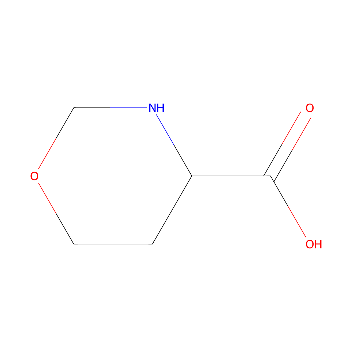 1,3-Oxazinane-4-carboxylic acid molecular structure, CAS 1822530-35-7