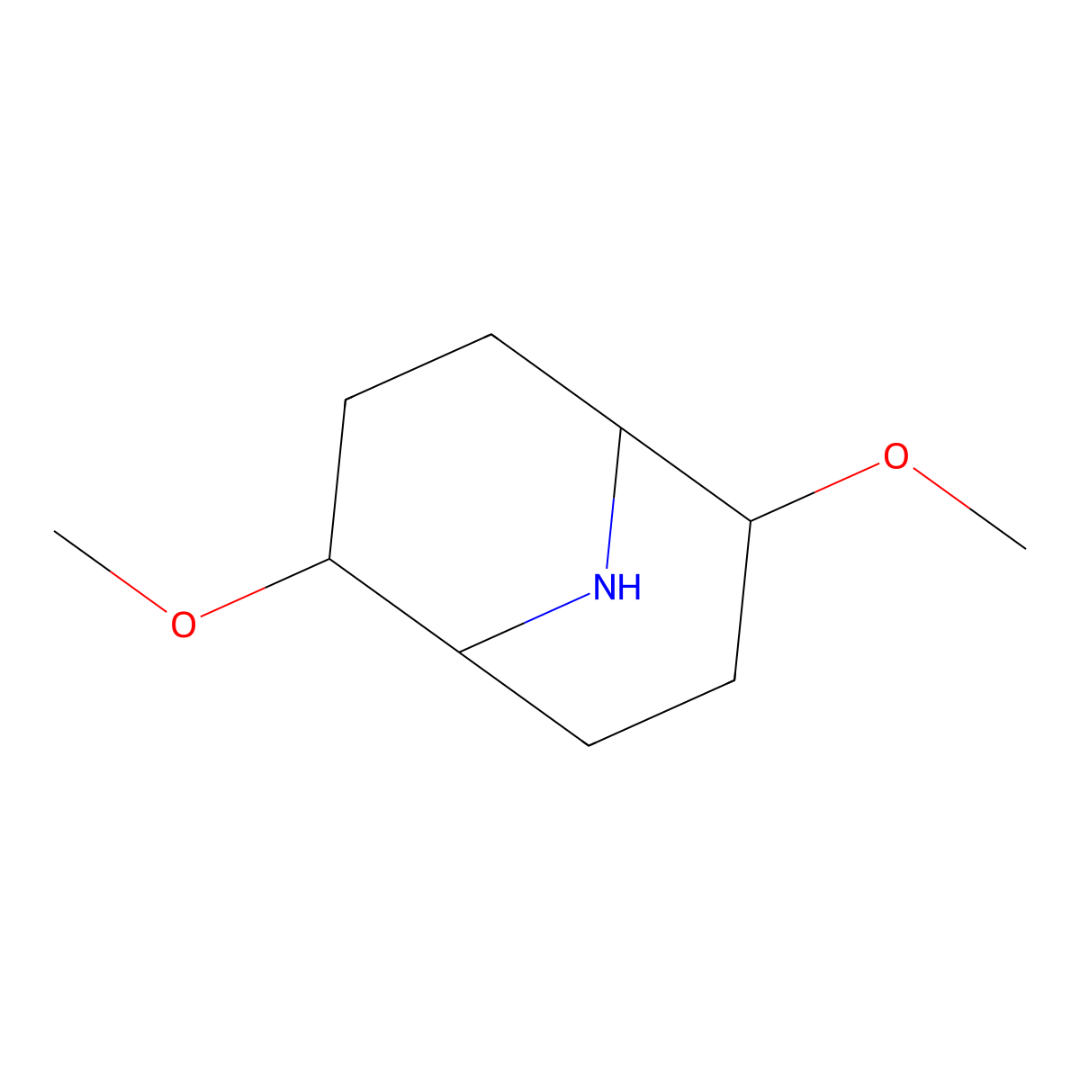 2,6-Dimethoxy-9-azabicyclo[3.3.1]nonane molecular structure, CAS 1822570-00-2