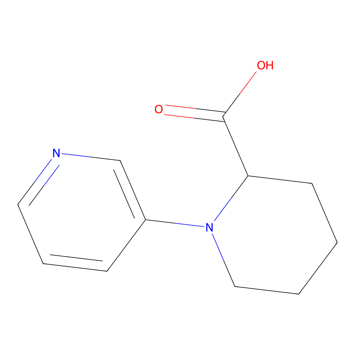 1-(Pyridin-3-yl)piperidine-2-carboxylic acid molecular structure, CAS 1822570-85-3