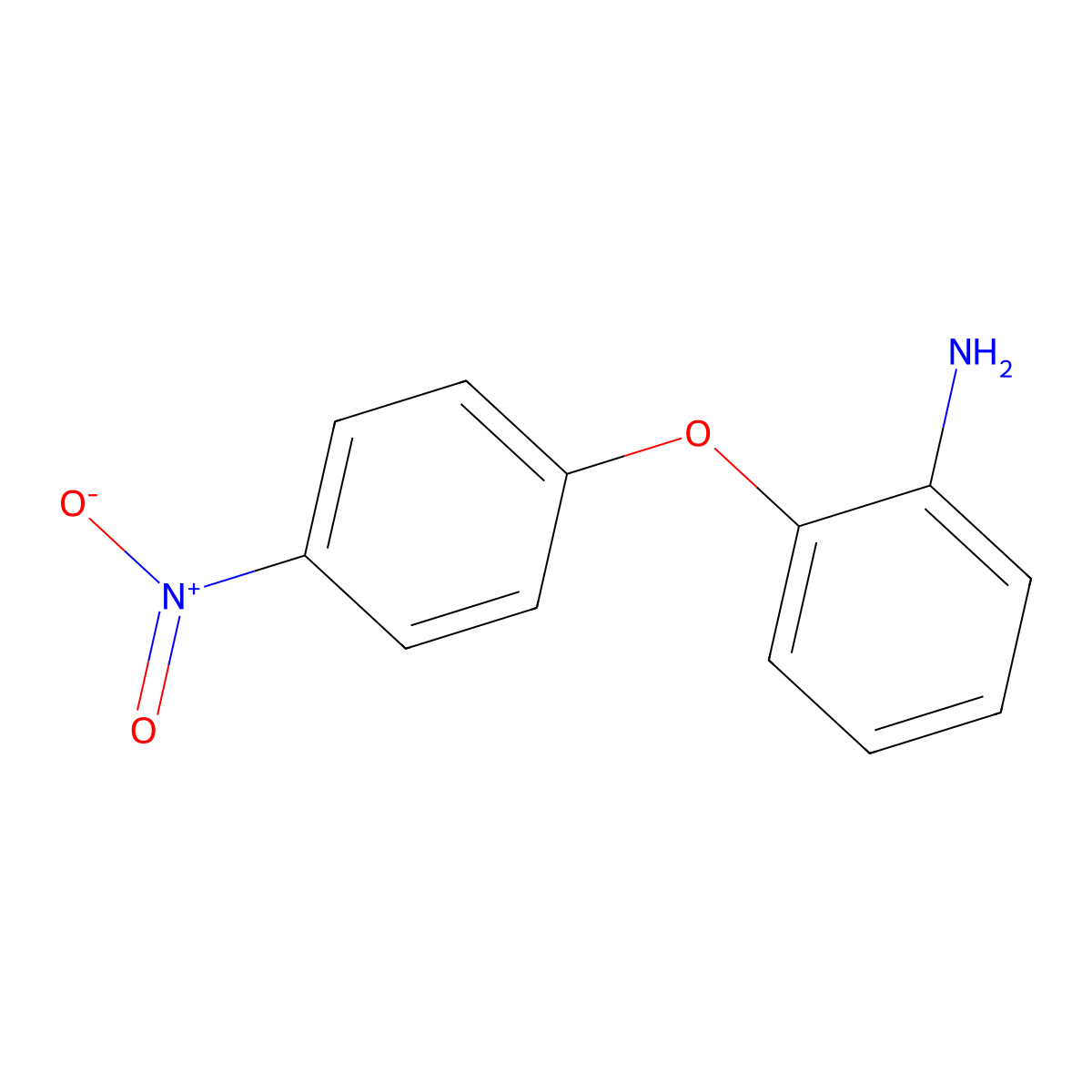 2-(4-Nitrophenoxy)aniline molecular structure, CAS 18226-25-0