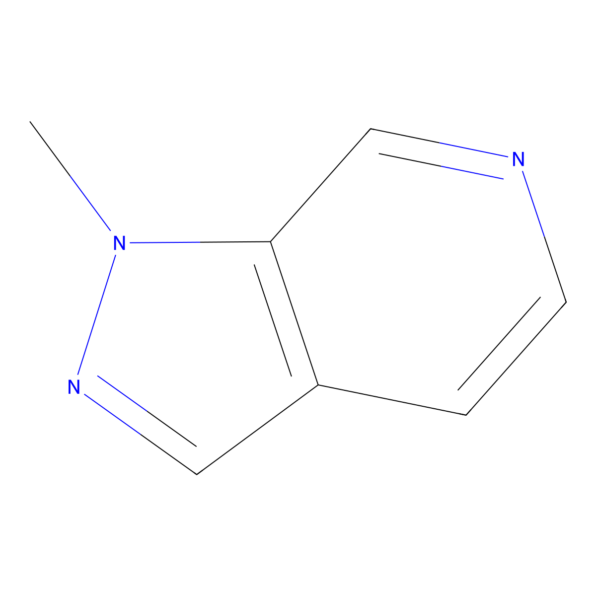 1-Methyl-1H-pyrazolo[3,4-c]pyridine molecular structure, CAS 1822621-83-9