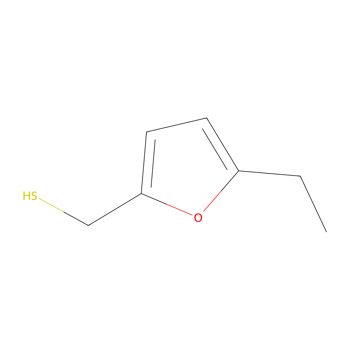 (5-Ethylfuran-2-yl)methanethiol molecular structure, CAS 1822626-20-9