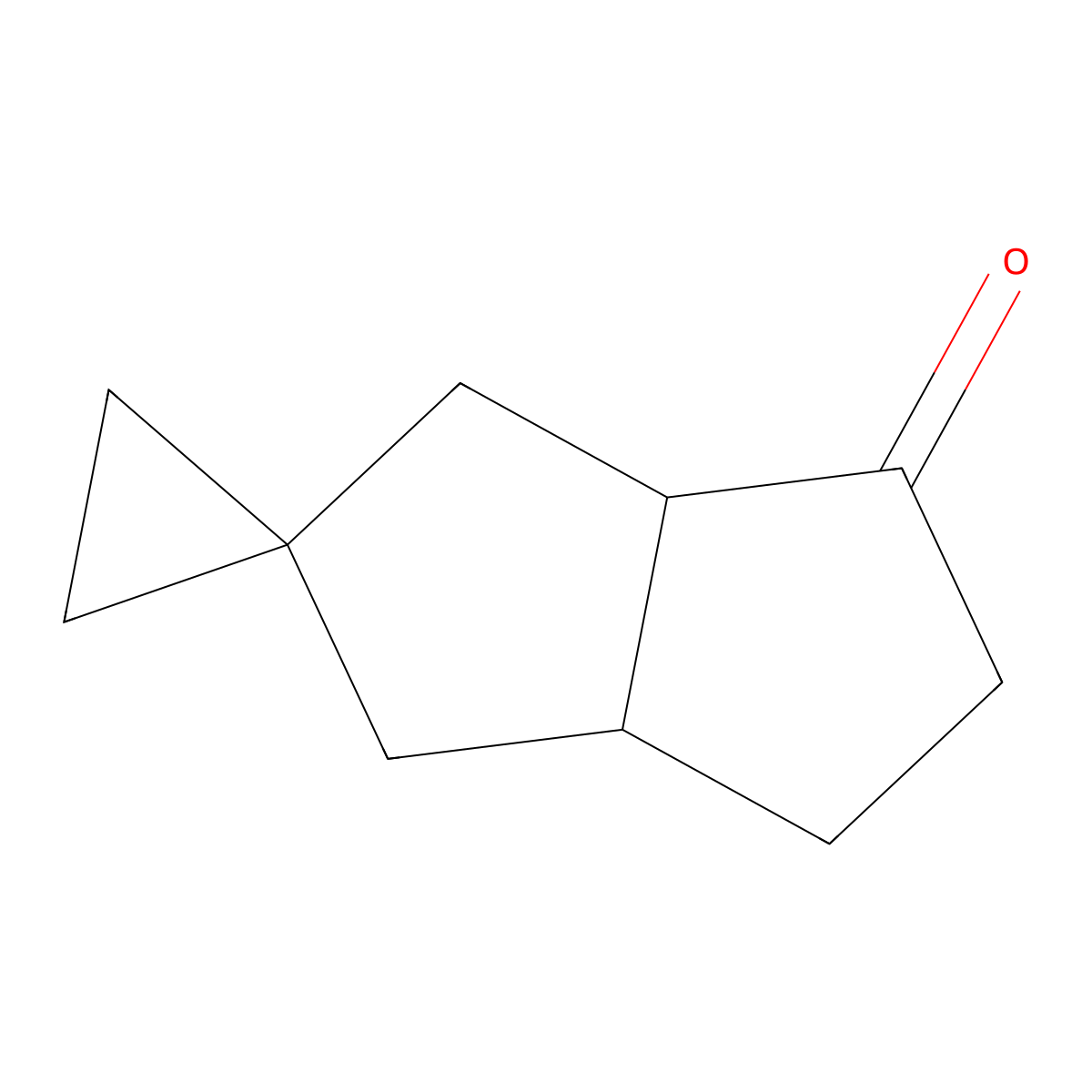 Spiro[bicyclo[3.3.0]octan-6-one-3-cyclopropane] molecular structure, CAS 1822663-08-0