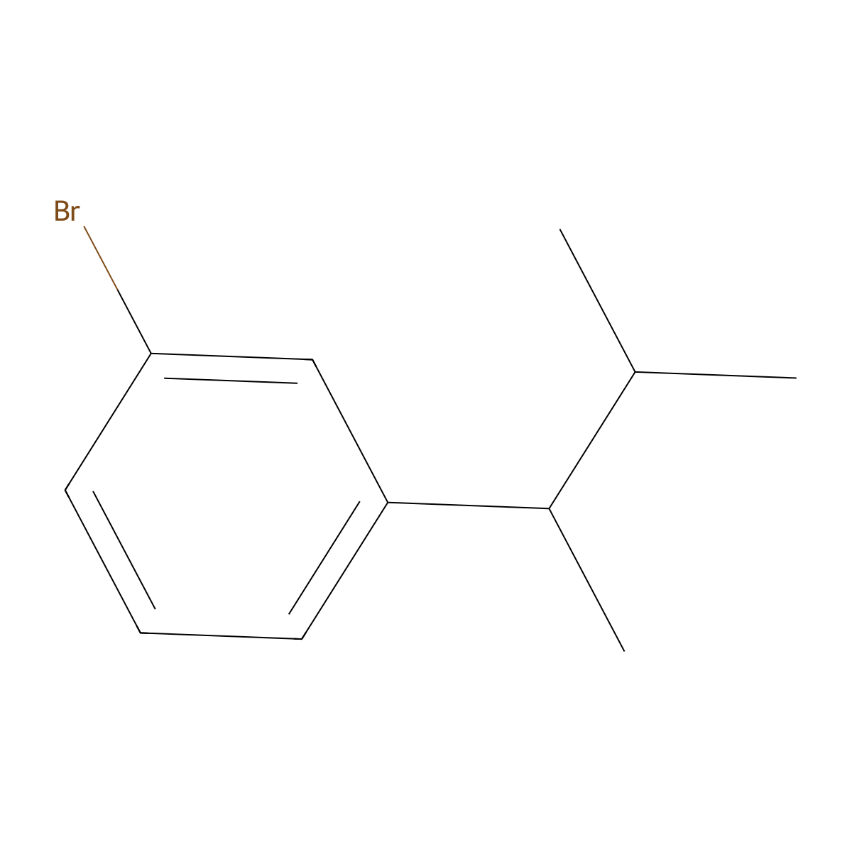 1-Bromo-3-(1,2-dimethylpropyl)benzene molecular structure, CAS 1822665-82-6