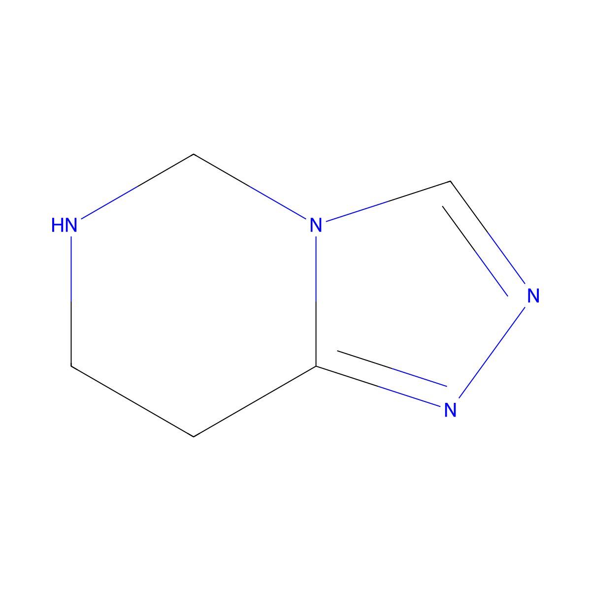 5,6,7,8-Tetrahydro-1,2,4-triazolo[4,3-c]pyrimidine molecular structure, CAS 1822668-09-6